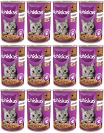 Whiskas Nassfutter für adulte Katzen mit Ente in Gelee 24 x 400 g - 12 x 400 g – Bild 1 von 6
