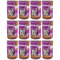 Produktbild von Whiskas Nassfutter für adulte Katzen mit Ente in Gelee 24 x 400 g - 12 x 400 g