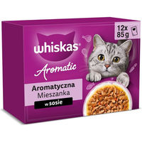 Produktbild von Whiskas Nassfutter für adulte Katzen Stückchen in Sauce Lachs 12x85 g