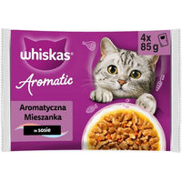Produktbild von Whiskas Nassfutter für adulte Katzen Stückchen in Sauce Mix 4x85 g