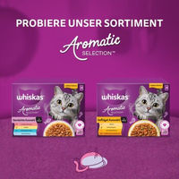 Produktbild von Whiskas Nassfutter Katze Adult Geflügel Stückchen in Sauce 12 x 85 g - 12 x 85 g