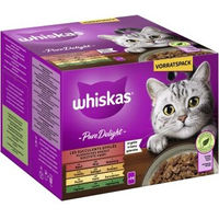 Produktbild von Whiskas Pure Delight Nassfutter für erwachsene Katzen Rind in Gelee 24 x 85 g - 24 x 85 g