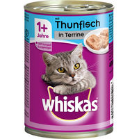 Produktbild von Whiskas Ragout in Dose mit Thunfisch für erwachsene Katzen 12x400 g