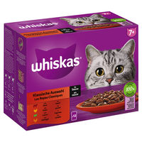 Produktbild von Whiskas Senior Katzenfutter Stückchen in Sauce 12 x 85 g - 12 x 85 g