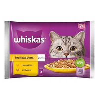 Produktbild von Whiskas Senior Nassfutter für Katzen mit Huhn und Truthahn in Gelee, 52x85g - 20 x 85 g