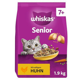 Whiskas Senior Trockenfutter Huhn für Katzen 6 x 1,9kg - 6 x 1,9 kg – Bild 1 von 13