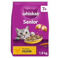 Produktbild von Whiskas Senior Trockenfutter Huhn für Katzen 6 x 1,9kg - 6 x 1,9 kg