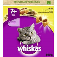 Produktbild von Whiskas Senior Trockenfutter mit Huhn für ältere Katzen 800 g - 800 g