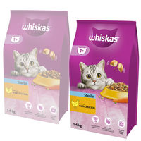 Produktbild von Whiskas Sterile Trockenfutter Huhn für ausgewachsene Katzen 2 x 1,4 kg - 6 x 1,4 kg