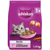 Produktbild von Whiskas Sterile Trockenfutter Lachs für kastrierte Katzen Adult 1,4 kg