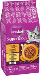 Whiskas Superfoods Katzen Nassfutter Adult Stückchen in Gelee mit Ente Huhn und Thunfisch 6 x 50 g – Bild 1 von 1