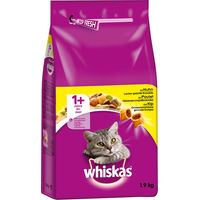 Produktbild von Whiskas Trockenfutter für Katzen Adult mit Huhn 1,9kg - 1,9 kg