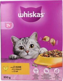 Whiskas Trockenfutter für Katzen Senior mit Huhn 950 g - 950 g – Bild 1 von 2