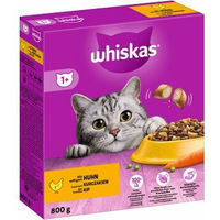 Produktbild von Whiskas Trockenfutter Huhn für adulte Katzen 800g - 5 x 800 g