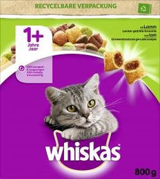 Whiskas Trockenfutter Lamm für adulte Katzen 800 g - 5 x 800 g – Bild 1 von 13