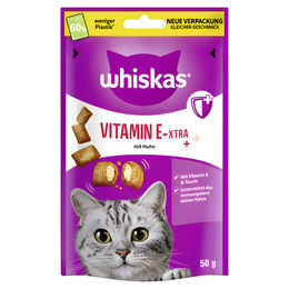 Whiskas Vitamin E-xtra Katzen-Leckerlis mit Huhn für adulte Katzen 50 g - 6 x 50 g – Bild 1 von 4