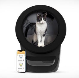 Whisker Litter-Robot 4 Automatische selbstreinigende Katzentoilette Schwarz mit Wifi-Funktion – Bild 1 von 13