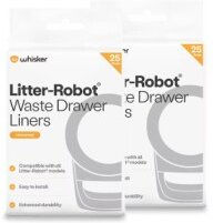 Whisker Litter-Robot Abfallschubladeneinlagen Transparent 50 Stück – Bild 1 von 1