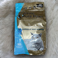 Produktbild von White Pure Paws Premium Bentonit Klumpstreu für Katzen Marseille Seife 5kg/10kg - 3 x 10 kg
