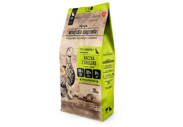 WIEJSKA ZAGRODA Enten- und Birnenchips Getreidefrei für Adult 20kg – Bild 1 von 2