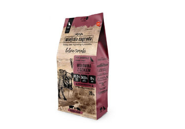 WIEJSKA ZAGRODA Forest Flavours Hundefutter Adult Rindfleisch mit Wildschweinchips Getreidefrei 20kg – Bild 1 von 2