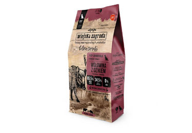 WIEJSKA ZAGRODA Forest Flavours Hundefutter Rindfleisch mit Wildschweinchips Adult Getreidefrei 9kg – Bild 1 von 2