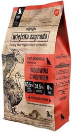 Wiejska Zagroda Hundechips Rindfleisch und Pute für große Rassen Adult 9 kg - 9 kg – Bild 1 von 3