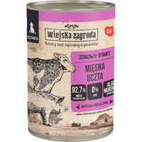 Produktbild von Wiejska Zagroda Hundefutter Welpe Fisch Stückchen in Sauce getreidefrei 12 x 400 g