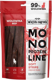 WIEJSKA ZAGRODA Hundesnacks Rind Monoprotein Trockenfleisch Sticks 100 g – Bild 1 von 1