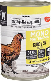 Produktbild von WIEJSKA ZAGRODA Katzen Nassfutter Huhn Monoprotein für adulte Katzen 400 g