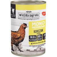 Produktbild von WIEJSKA ZAGRODA Katzen Nassfutter Huhn Monoprotein für adulte Katzen 400 g