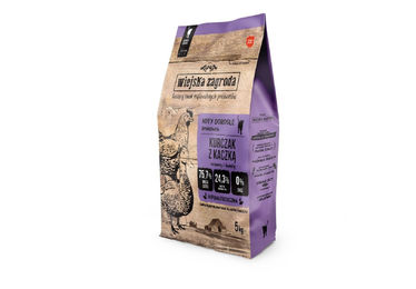 Wiejska Zagroda Katzenfutter Huhn mit Ente getreidefrei 5kg - 5 kg – Bild 1 von 3
