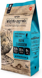 Produktbild von Wiejska Zagroda Katzenfutter Truthahn mit Lachs Getreidefrei Adult 2 x 5 kg - 2 x 5 kg