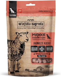 Produktbild von WIEJSKA ZAGRODA Lammstückchen Hundesnack getreidefrei und hypoallergen 100 g