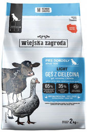 Wiejska Zagroda Light Hundefutter mit Gans und Kalb 2kg – Bild 1 von 1
