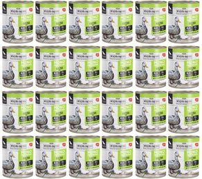 Produktbild von WIEJSKA ZAGRODA Nassfutter Ente Monoprotein für adulte Hunde getreidefrei und glutenfrei 24x800 g