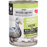 Produktbild von WIEJSKA ZAGRODA Nassfutter Ente Monoprotein für adulte Katzen Stückchen in Sauce 400 g