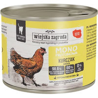 Produktbild von WIEJSKA ZAGRODA Nassfutter Huhn Monoprotein für adulte Katzen getreidefrei und glutenfrei 200 g