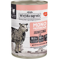 Produktbild von WIEJSKA ZAGRODA Nassfutter Lamm Monoprotein für adulte Katzen getreidefrei und glutenfrei 400 g