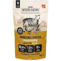 Produktbild von WIEJSKA ZAGRODA Superfoods Katzen Nassfutter Lamm mit Ente und Katzenminze Getreidefrei Pastete 100 g