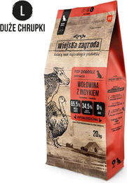 Wiejska Zagroda Trockenfutter für große Hunde mit Rind und Pute getreidefrei 20 kg – Bild 1 von 1