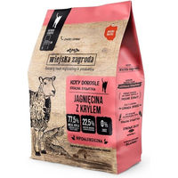 Produktbild von WIEJSKA ZAGRODA Trockenfutter für adulte Katzen mit Lamm und Huhn getreidefrei und hypoallergen 400 g