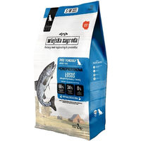 Produktbild von WIEJSKA ZAGRODA Trockenfutter Lachs Monoprotein getreidefrei für adulte Hunde S/M 2 kg