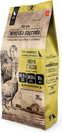Produktbild von WIEJSKA ZAGRODA Trockenfutter Pute mit Gans für adulte Hunde getreidefrei 20 kg