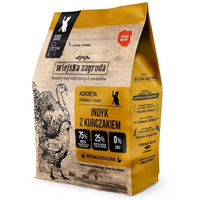 Produktbild von WIEJSKA ZAGRODA Trockenfutter Pute mit Huhn für Kätzchen getreidefrei und glutenfrei 400 g