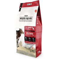 Produktbild von WIEJSKA ZAGRODA Trockenfutter Rind Monoprotein für adulte Hunde M/L getreidefrei glutenfrei mit hohem Fleischanteil 12 kg
