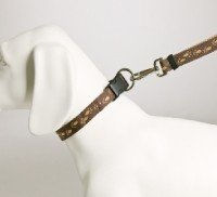 Wienerlock Hundehalsband aus Nylon Blau mit Zugentlastung 25mm 45-70cm wasserabweisend – Bild 1 von 2