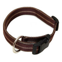 Produktbild von Wienerlock Hundehalsband aus wasserabweisendem Nylon in Braun