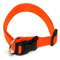 Produktbild von Wienerlock Hundehalsband aus wasserabweisendem Polyamid in Orange 20mm 30-50cm