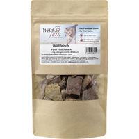 Produktbild von Wild & Fein Gefriergetrockneter Hirsch-Wildfleischsnack für Katzen 50g